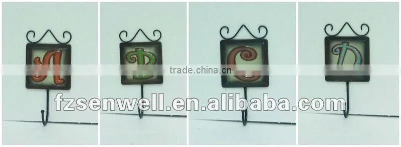 Unique iron wall single hook
