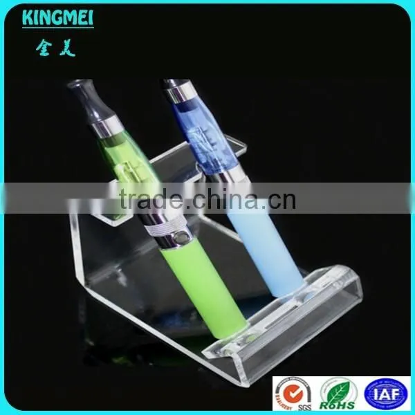 China wholesale arch clear acrylic desktop pen display stand with round base