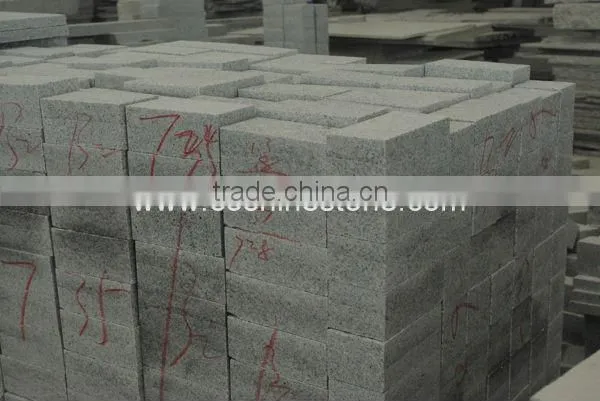 Flamed G603 cube stone