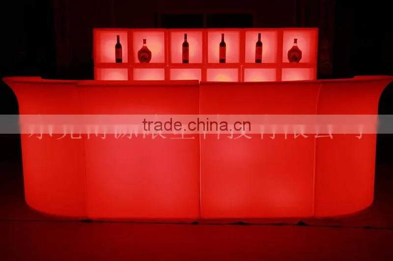 new designing restaurant commercial modern led bar counter