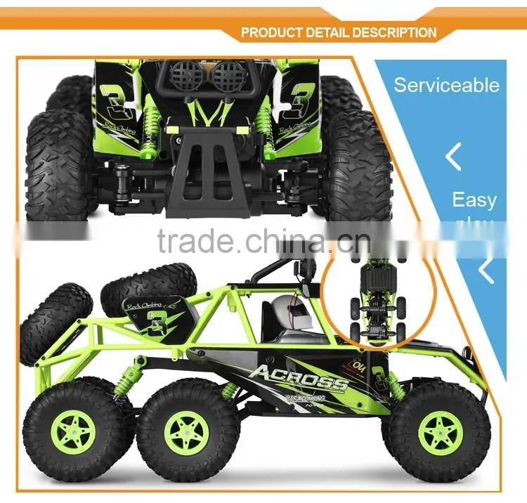 2.4G 1/18 six drive desert victory-hawk hbx rc car body