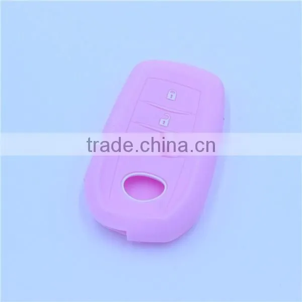 For Toyota Camry highlander prado 3 BTN Car key silicone cover shells
