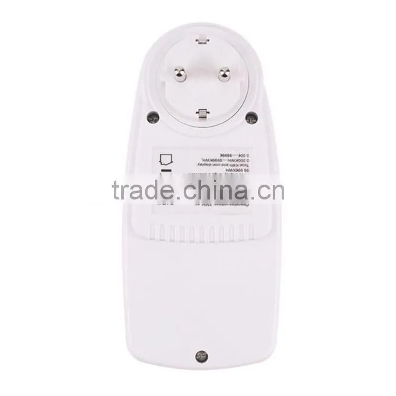 Plug Energy Power Meter Socket with Electricity Usage Monitors for US/EU/AU