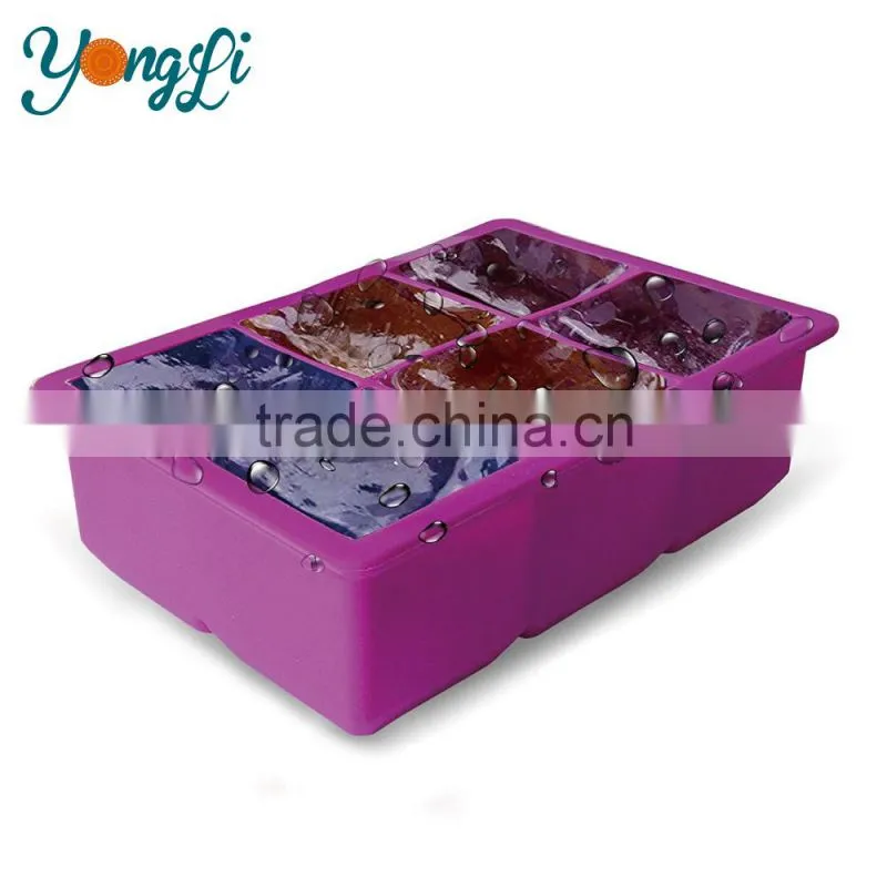 BPA Free Silicone Ice Cube Tray/Ice Ball Maker,Food Grade Silicone Ice Cube Tray