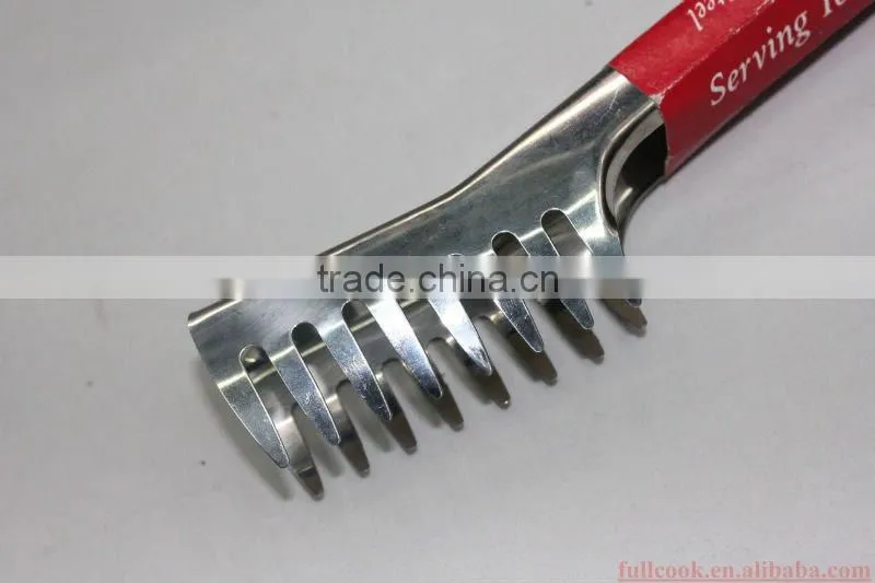 Stainless steel food tong w/different designs