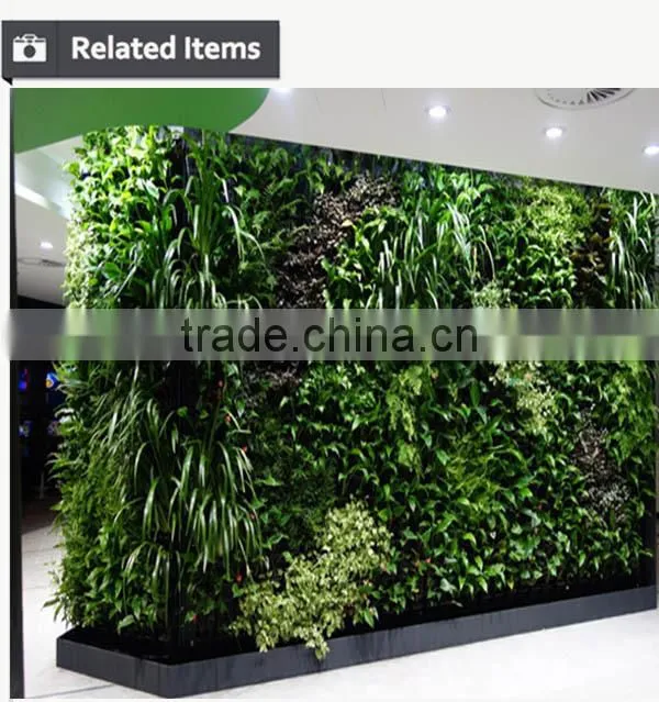 Zero maintenance wall garden artificial vertical garden