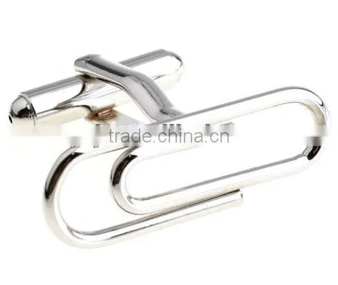 Paper clip cufflink Chinese cuff link manufacturer and supplier