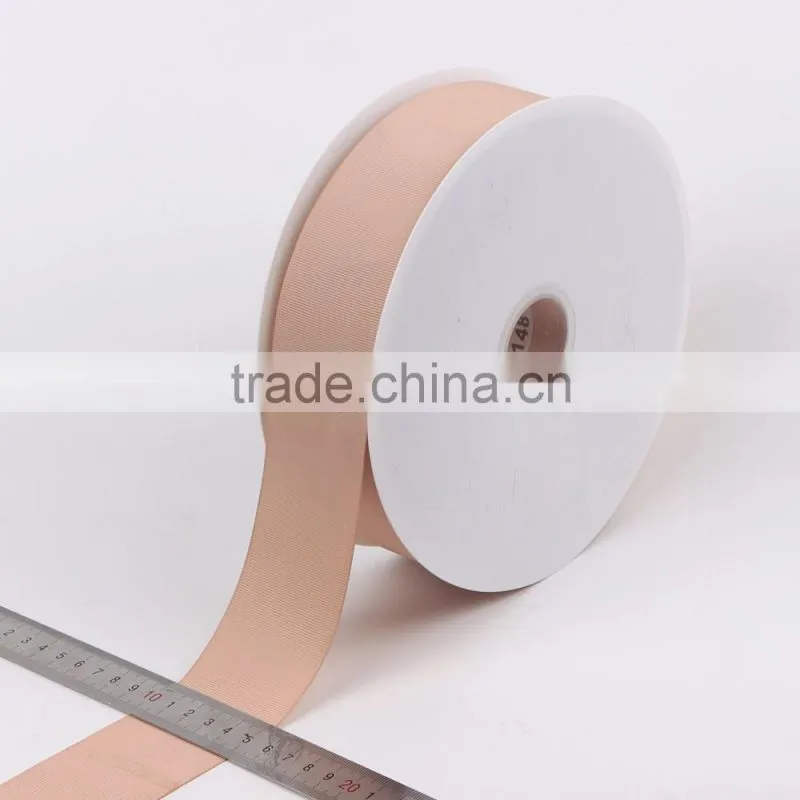 75mm Cheap custom satin 3 inch black grosgrain ribbon