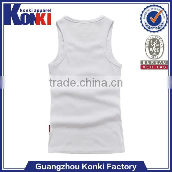wholesale plain white tank tops for men