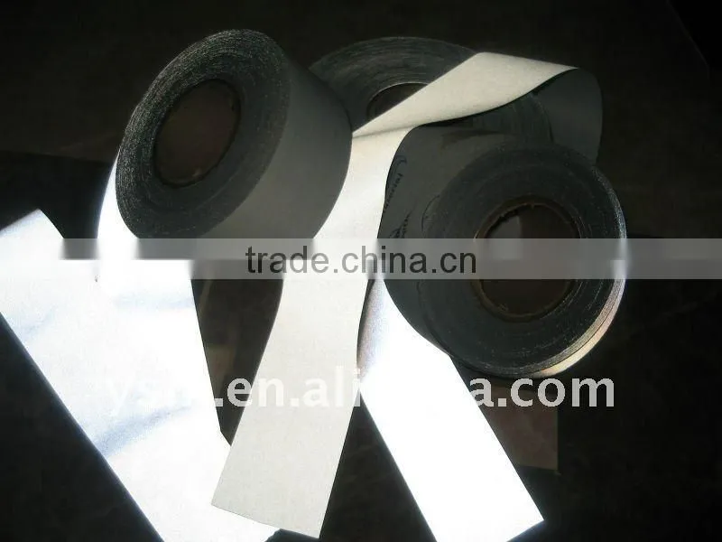 EN471 silver grade reflective TC fabric tape for safty garments to improve relfective