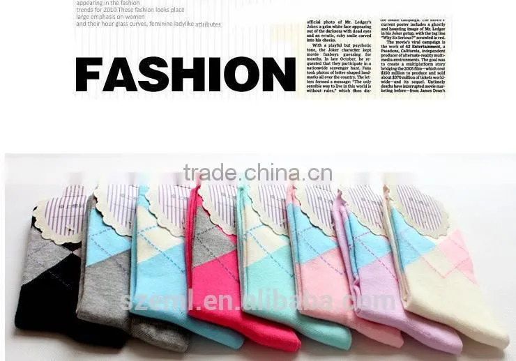 high quality Wholesale cute Cotton women's point Socks