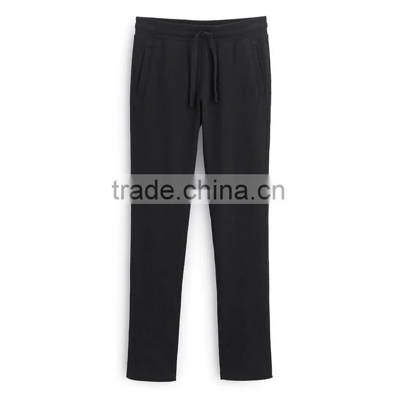 Womens Plain Fleece Pants Trousers Slim Fit Jogging Trouser Sweatpant 2015