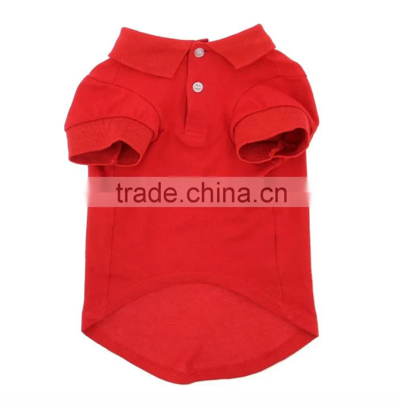 dog polo shirt dog clothes factory in China