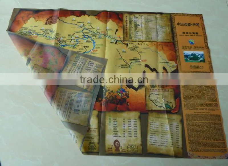 fashion printed map
