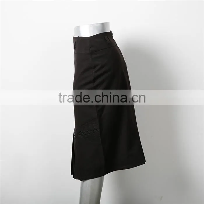 Latest fashion high waisted ladies short skirt designs