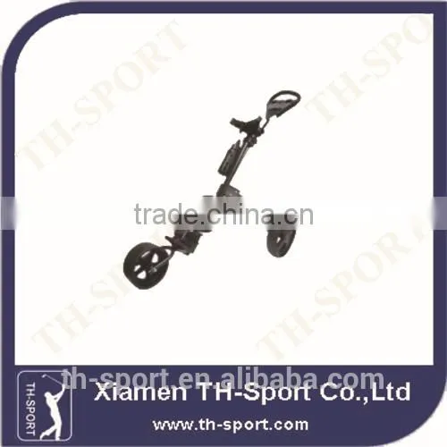 Black Steel Push Golf Trolley Korea