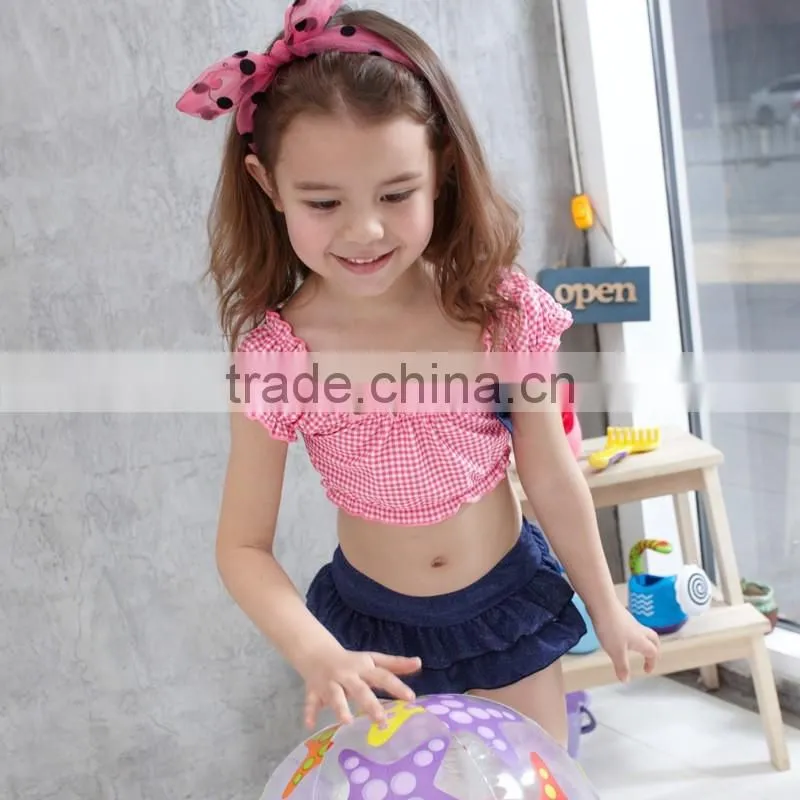 Children's swimsuit girls swimsuit baby split swimsuit