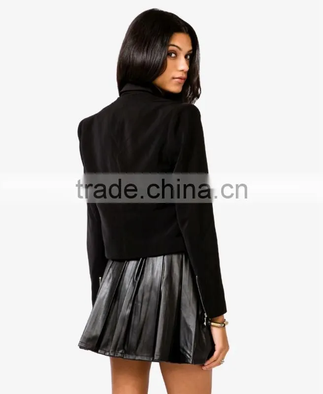 Pointed Hem Blazer