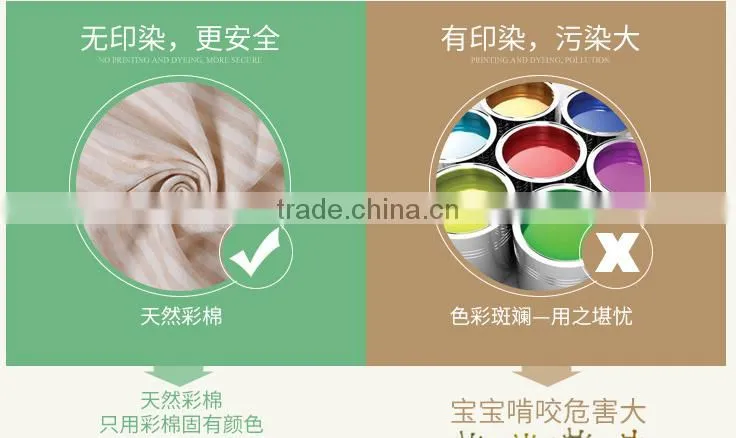 Wholesale organic cotton certified knit fabric for baby and newborn