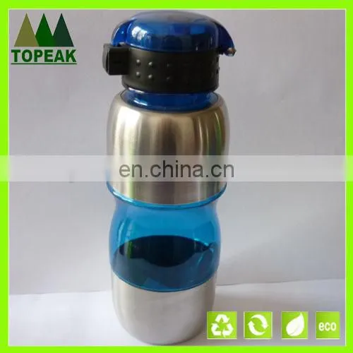 Wholesale Plastic PCTG Drinking Sport water bottle CUP with straw BPA FREE 500ml 700ml