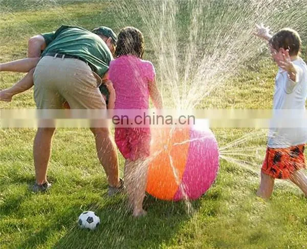 Children PVC Inflatable Water Spray Pool Ball Toy for Kids