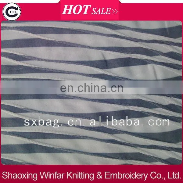 DTY yarn dyed knitting frivolous dress order jacquard fabrics for lady dress garment
