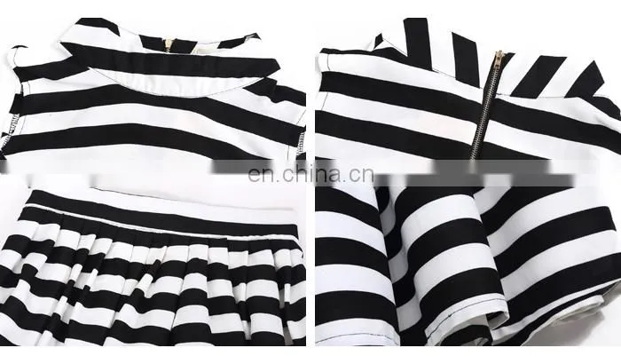 2018 Long length simple design girls fancy two pieces skirts