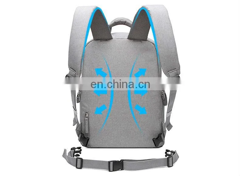 Custom Waterproof Video School Travel Photo Digital Camera Backpack Laptop Bag