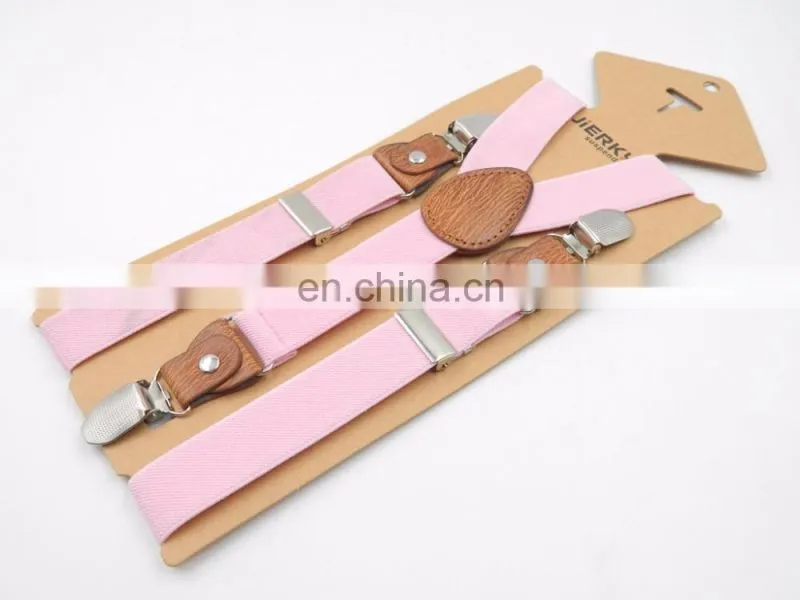 2017 factory hot sale high quality suspenders,kids fashion suspender, jeans pants suspenders