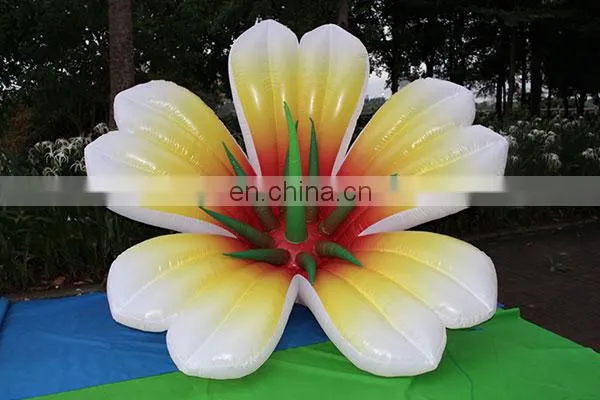 Ningbang giant lighting inflatable led flower for outdoor decoration