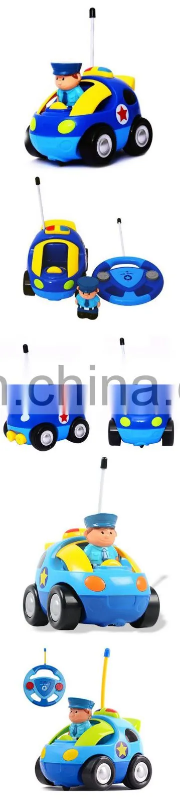 Lovely design 2 channel cartoon rc car toy including battery
