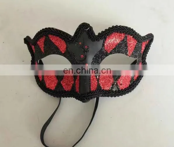 Beautifully half face PVC without feather Party Masks