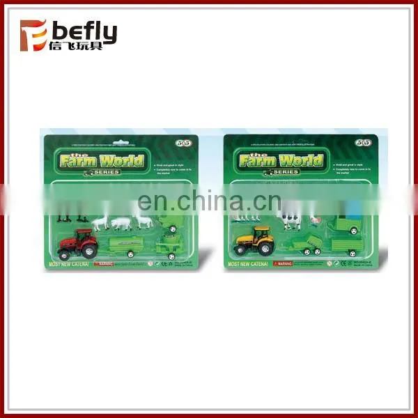 Kids funny farmer toys with house