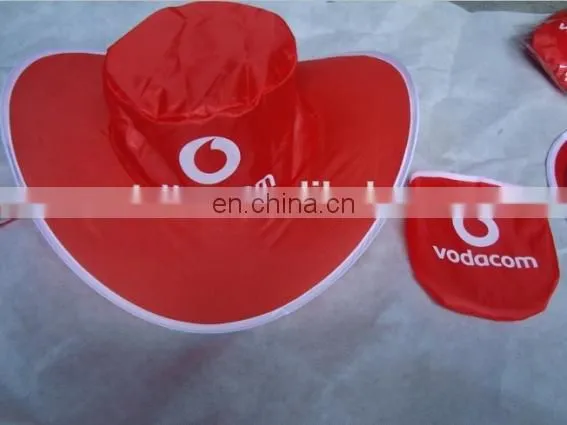 Promotional Pop Up Nylon Cowboy Hats