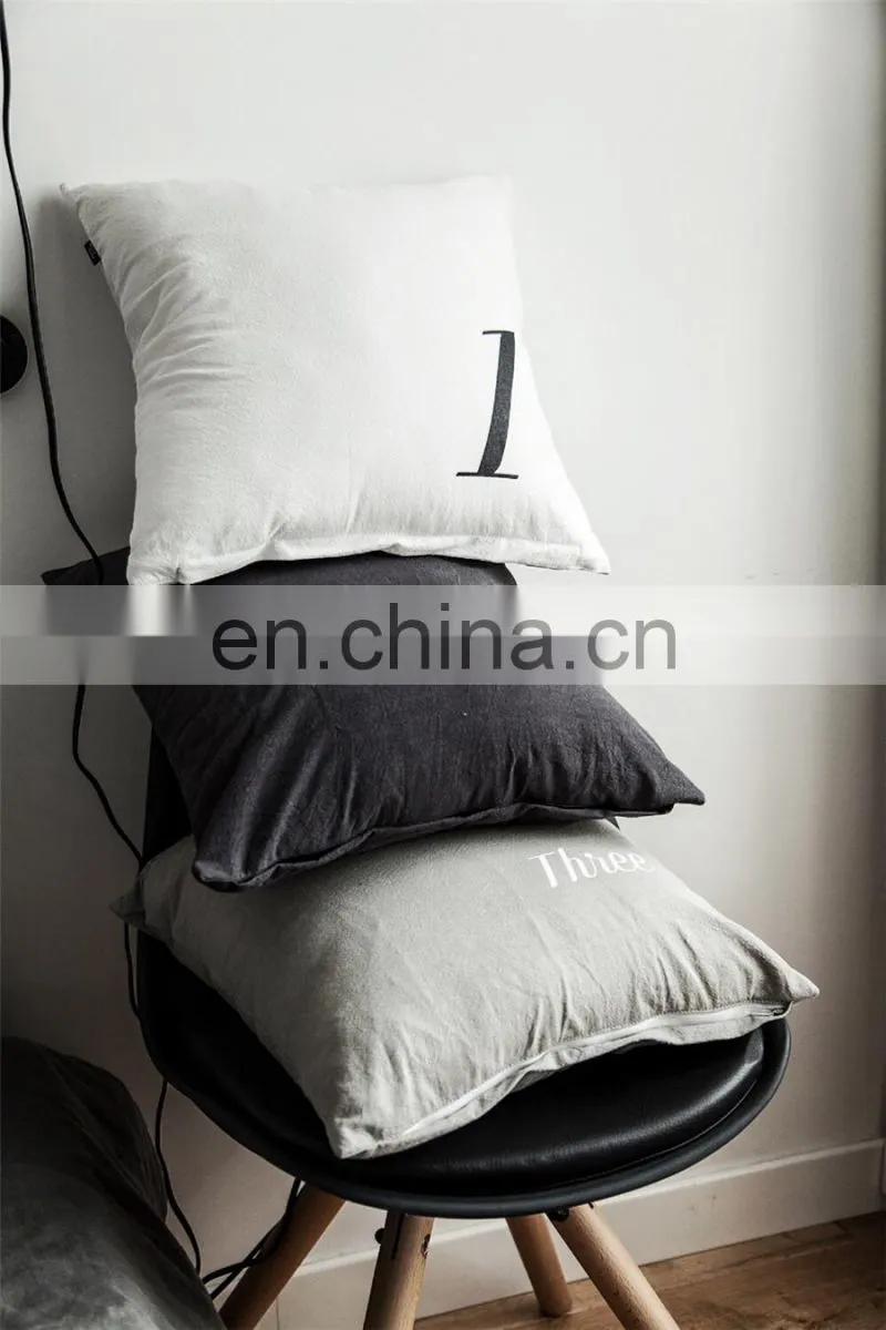 Popular Home Textile Wholesale Decor Pillow Covers Linen Cushion Cover