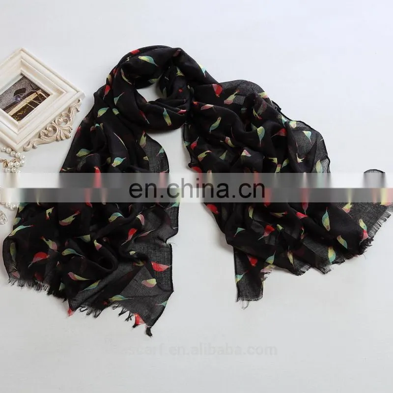 2015 Newest style fashion design long cheap stoles(PP172BL)