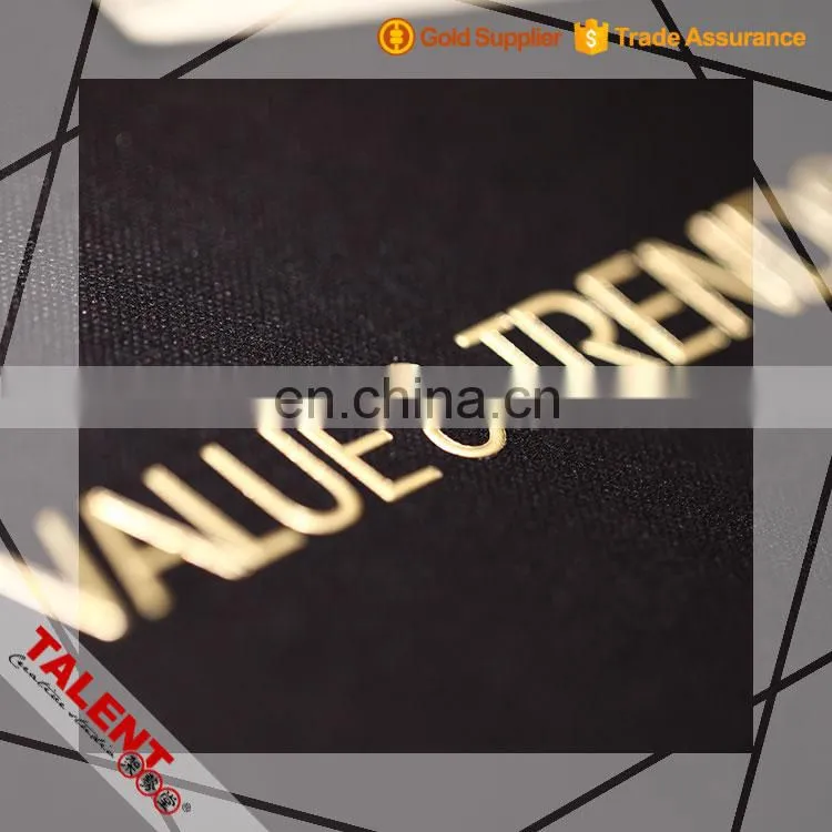 custom black color paper shopping bag for private brand