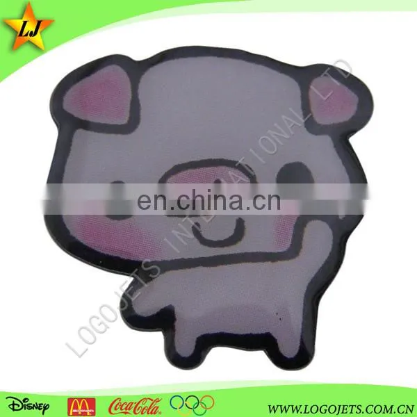 Factory wholesale custom made metal name soft enamel pin badge