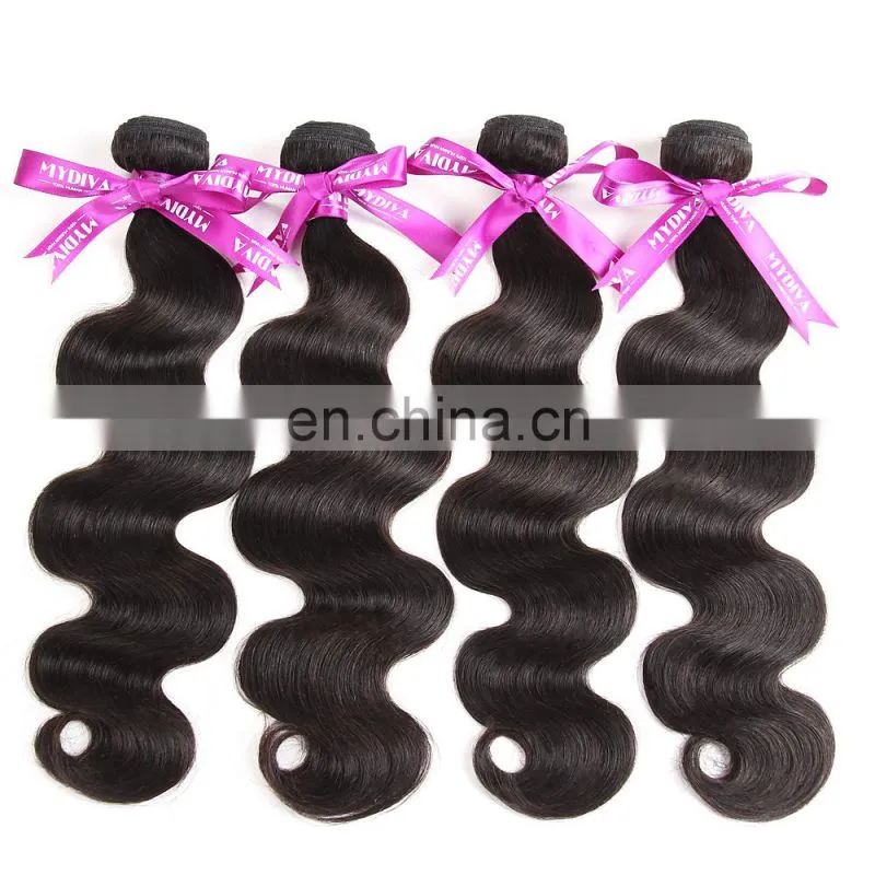 Qingdao hair factory peruvian body wave hair weft