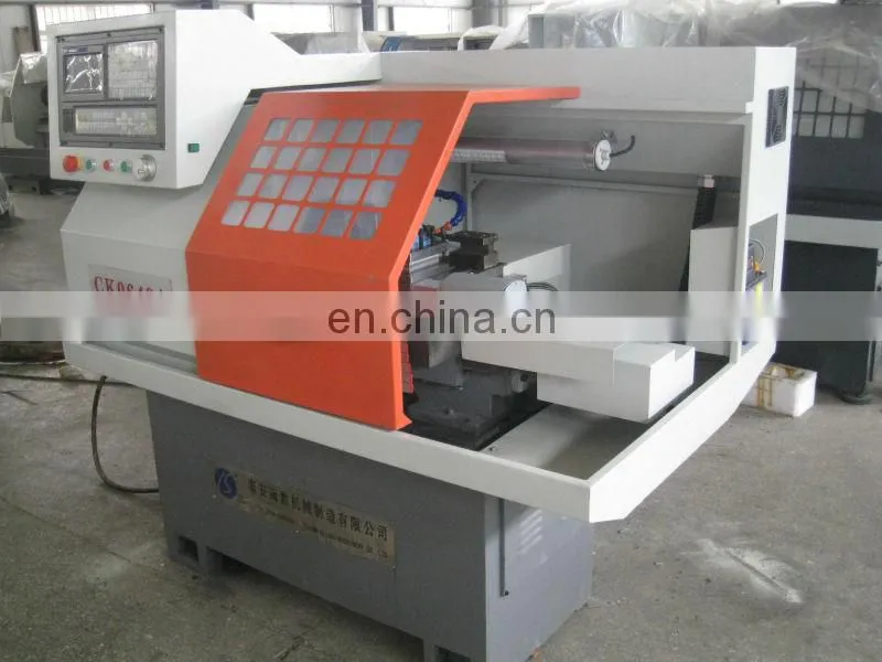 CK0640A Miniature and Small CNC Lathe Manufacture with tailstock and turret