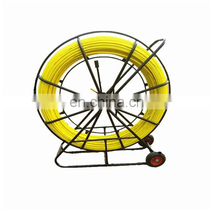 Fiberglass wall floor running cable rod