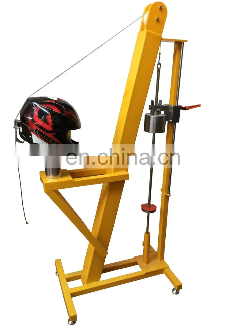 Drawing line and fixed point testing machine /Infrared emitter drawing line tester/checking Helmet impact point testing machine