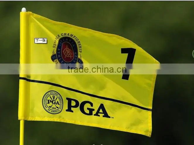 high quality plastic tube golf flag