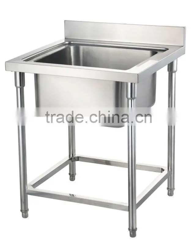 Factory price stainless steel kitchen sink table