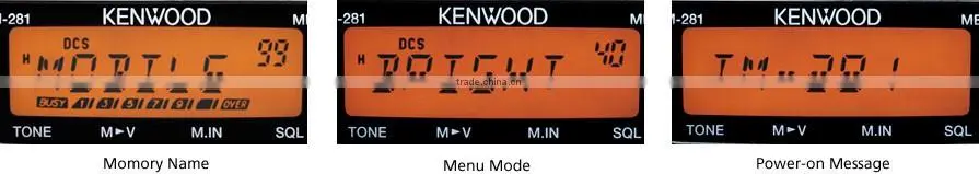 Kenwood TM-281A 144mhz 2 meter 65 watts radio mobile radio woki toki