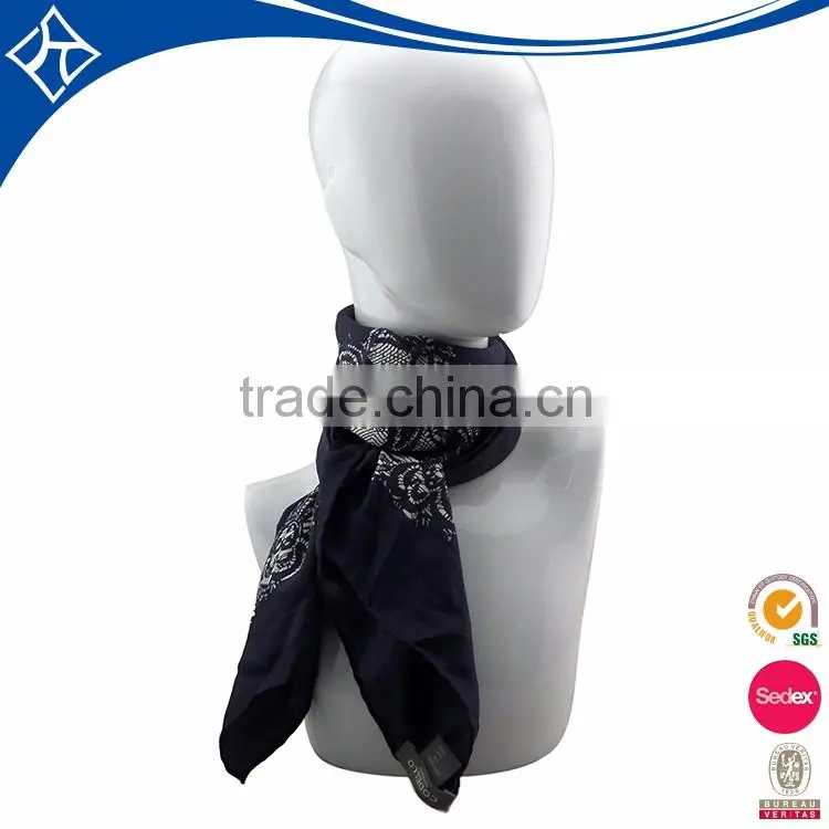 Custom-made classical silk scarf