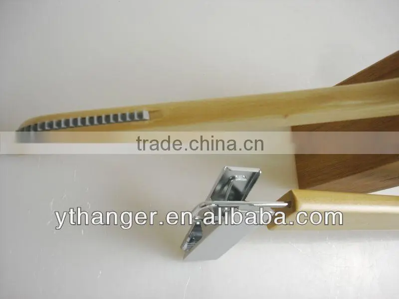 WH66 household hangers wooden hotel hanger wholesale