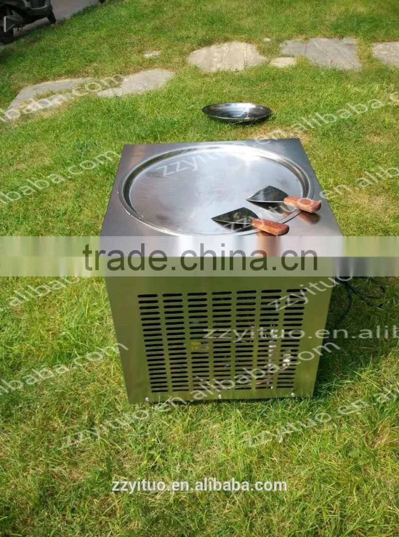 China factory sell cold pan ice pan fry fried ice cream machine