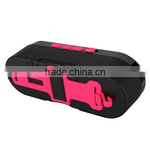 2015 NEW Waterproof V4.1 Portable Mountain Bike Bluetooth Speaker Stereo with MIC and Bike Mount