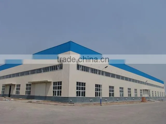 Wind Resistant large steel space frame workshop
